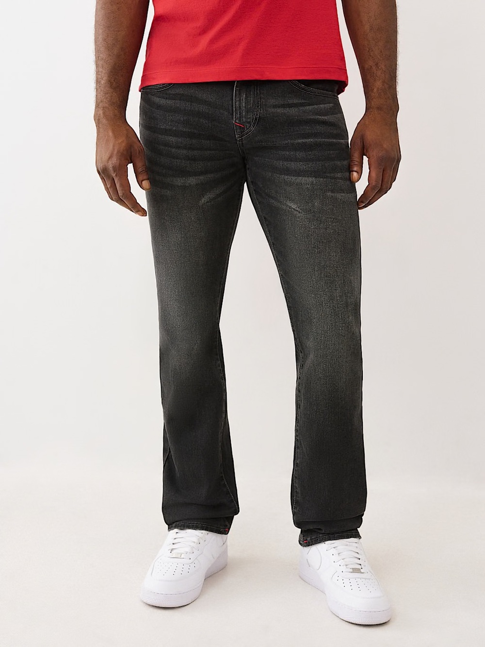 True Religion Men’s Black Bootcut Jeans 1235